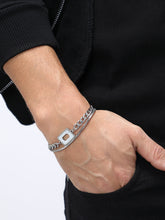 The Quad-Halo Link Bracelet - Metallic Silver